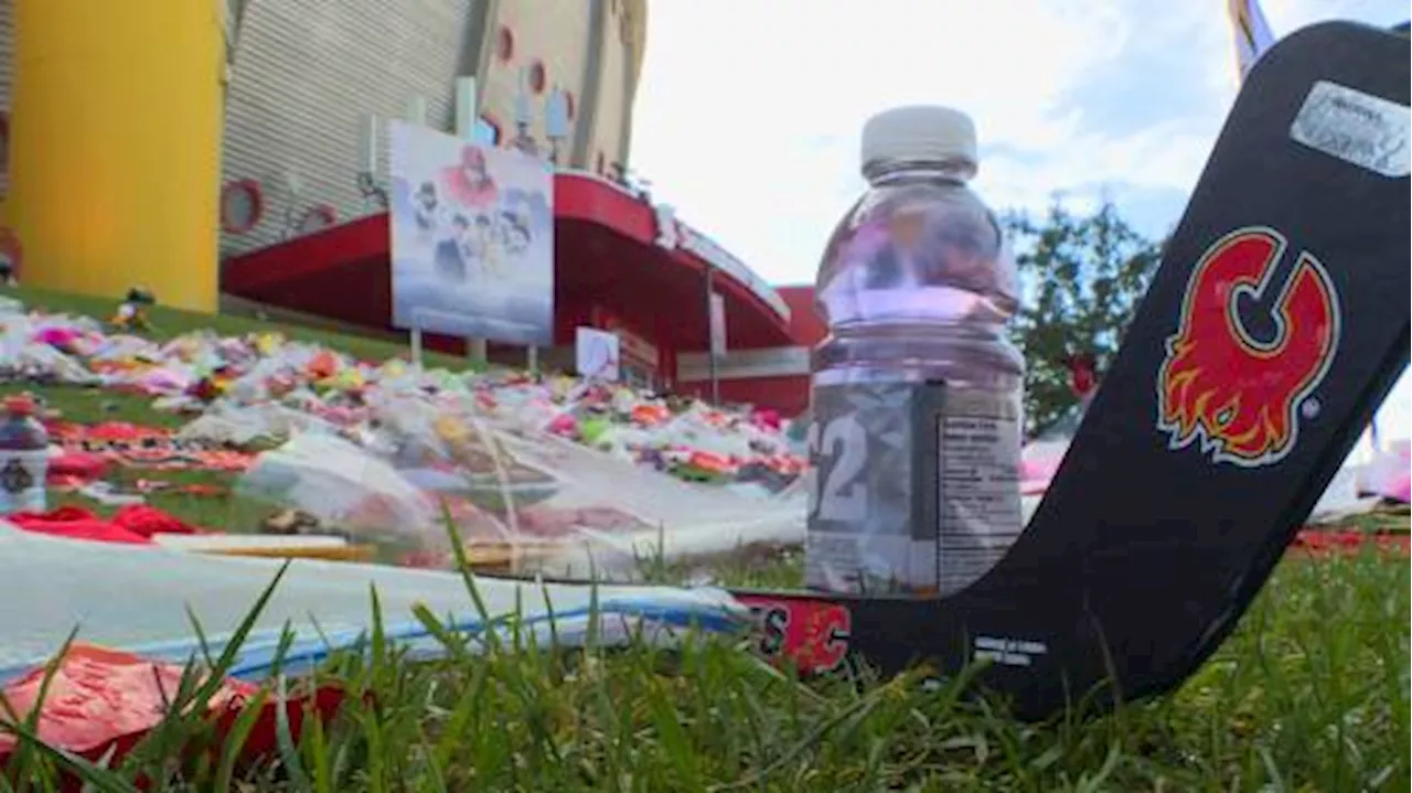 Memorial for Matthew and Johnny Gaudreau removed from Scotiabank Saddledome