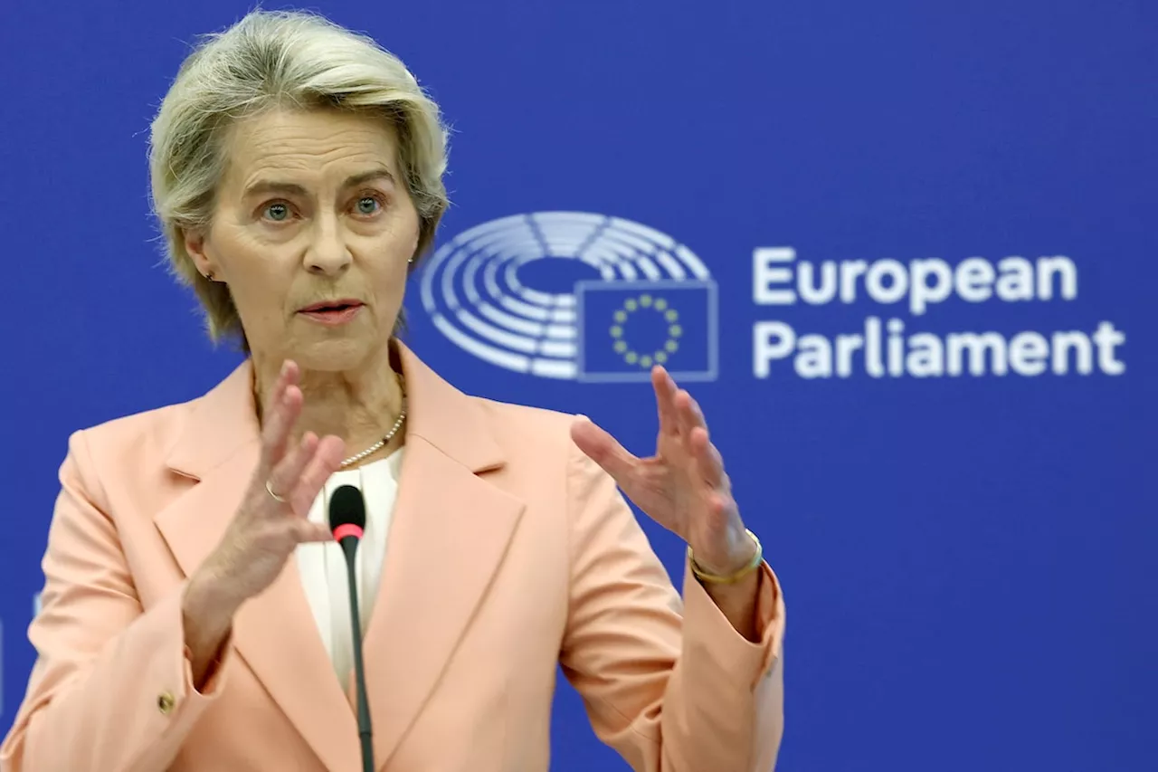 EU chief unveils new team with women in top roles in right-leaning Commission