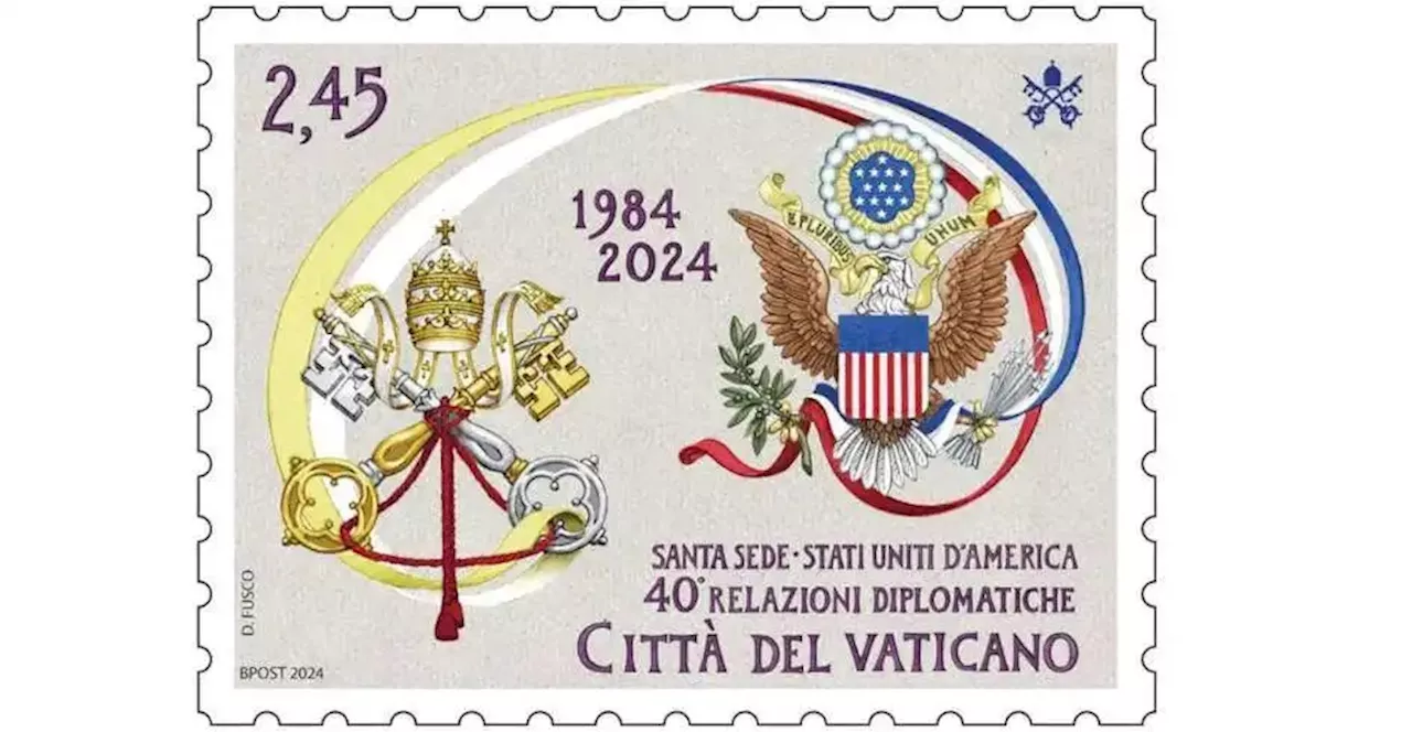 Vatican’s new stamp celebrates 40 years of US diplomatic ties