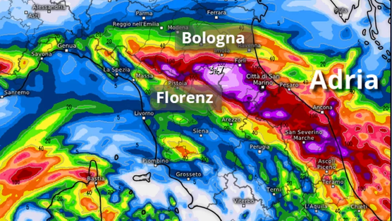 Überflutungen befürchtet - Sintflut-Regen trifft jetzt Italien mit voller Wucht