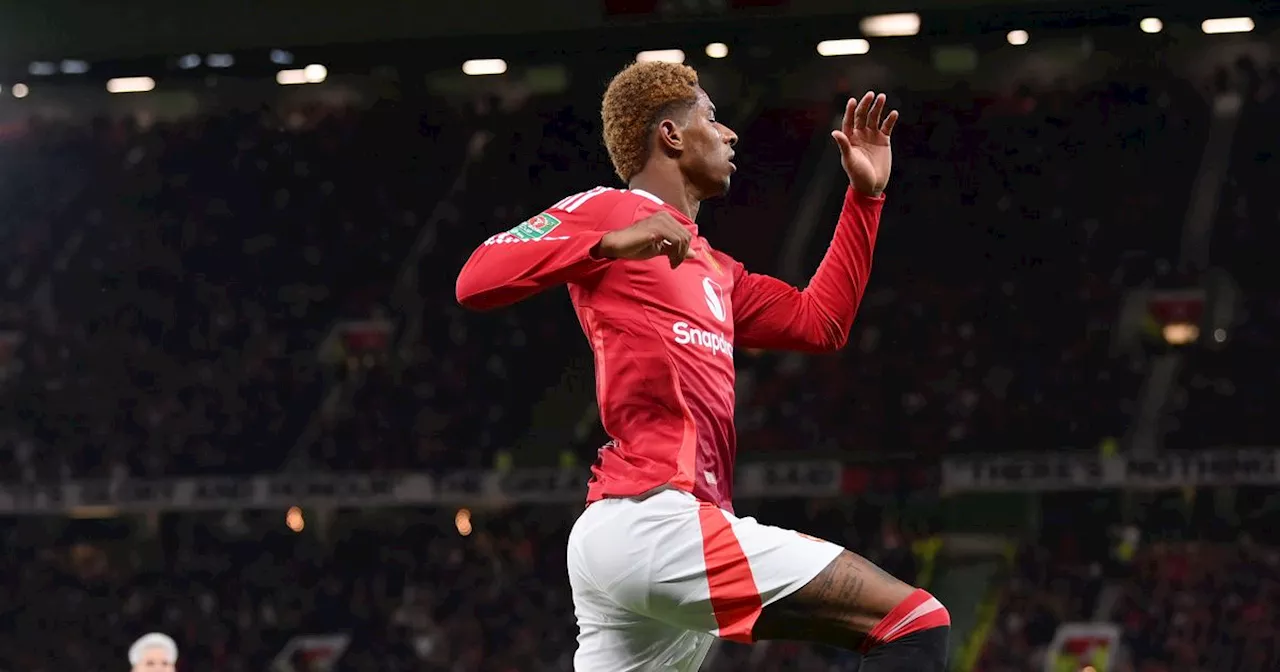 Marcus Rashford shines as Man Utd break Erik ten Hag record in Barnsley rout