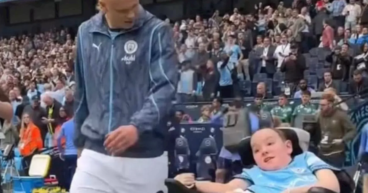 Meath GAA Fan Tom Lynch Guest Of Honour At Manchester City's Win Over Brentford