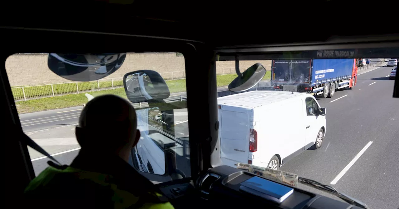 New Garda truck patrols: 'You see drivers watching matches on laptops, people eating breakfast cereal'