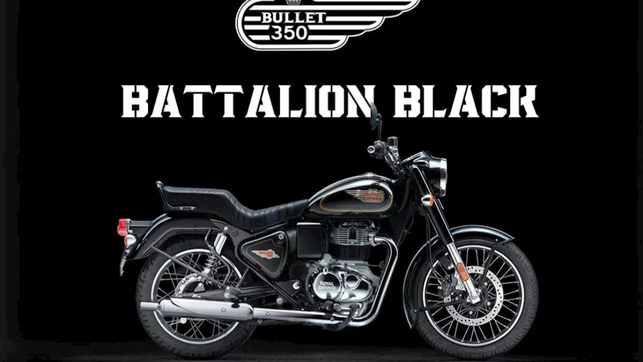 Royal Enfield Bullet 350 Battalion Black लॉन्च; पहले से बेहतर रेट्रो लुक, नया दिया गया है टेल लैंप