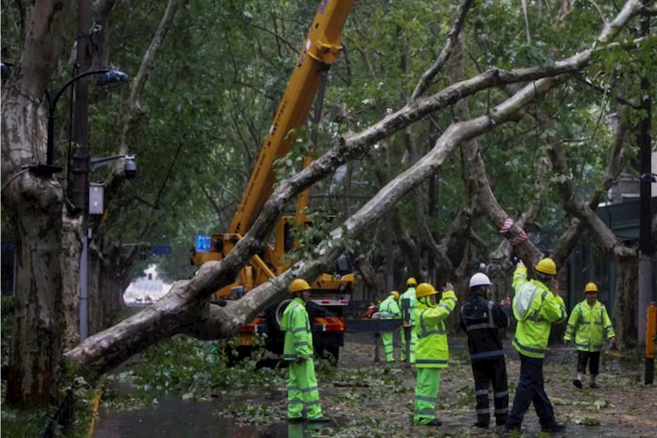 Typhoon Bebinca Brings Torrential Rain and Powerful Winds to China, Killing Two