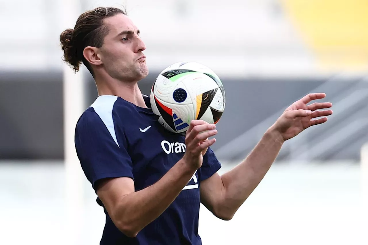 L1: L'OM officialise l'arrivée de l'international français Adrien Rabiot