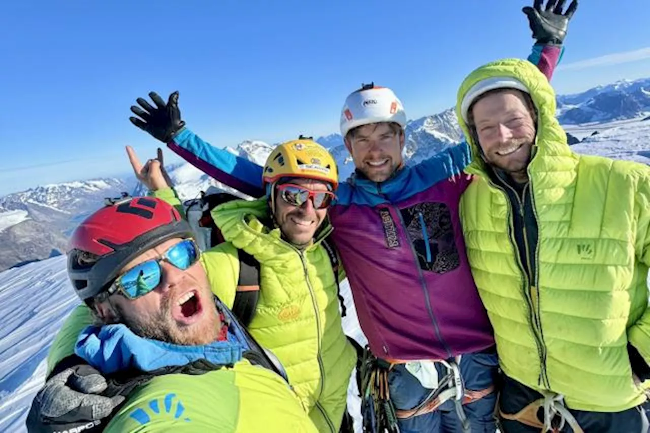 Symon Welfringer et ses amis ouvrent une voie au Groenland