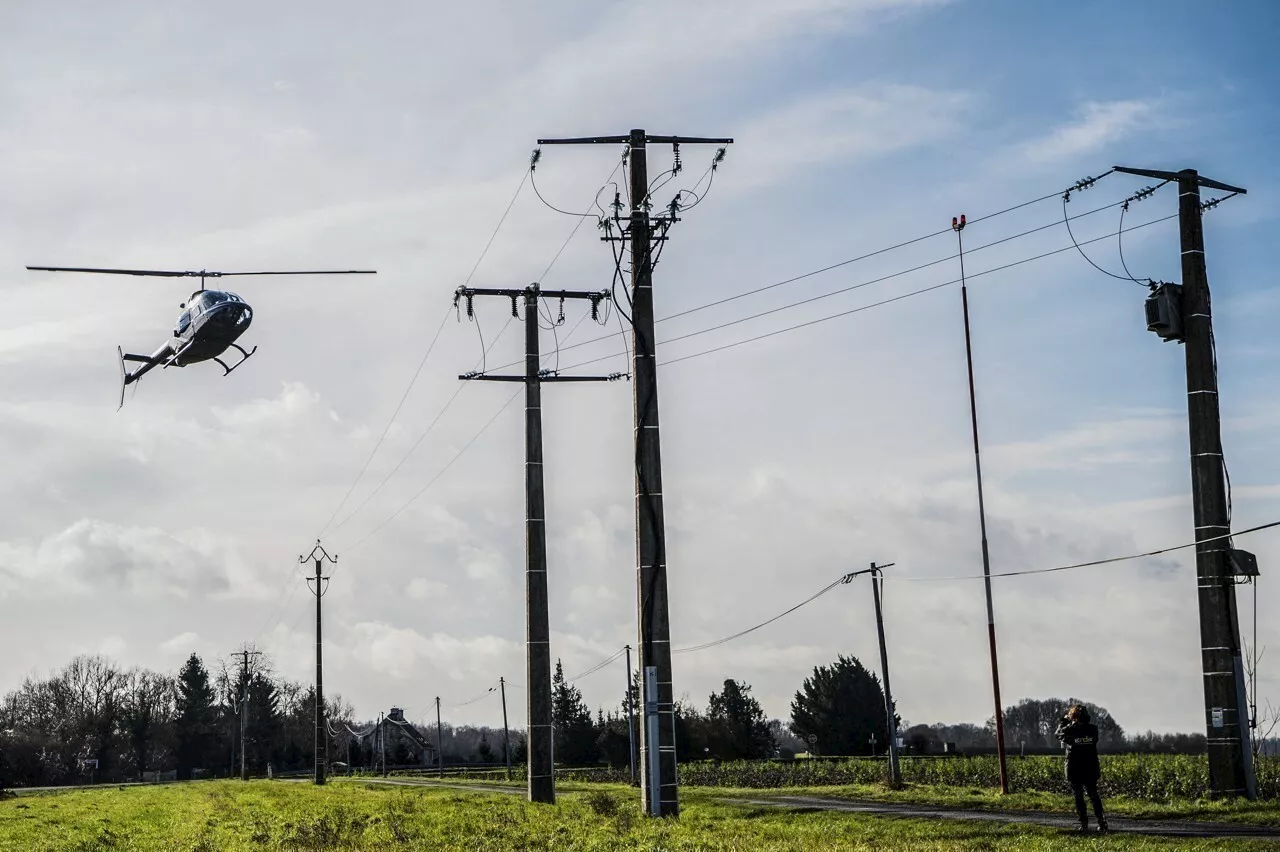 Des hélicoptères vont survoler les lignes électriques de 750 communes en Picardie