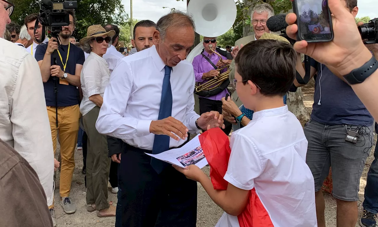 Reconquête en détresse : Zemmour tente de relancer son parti à Orange