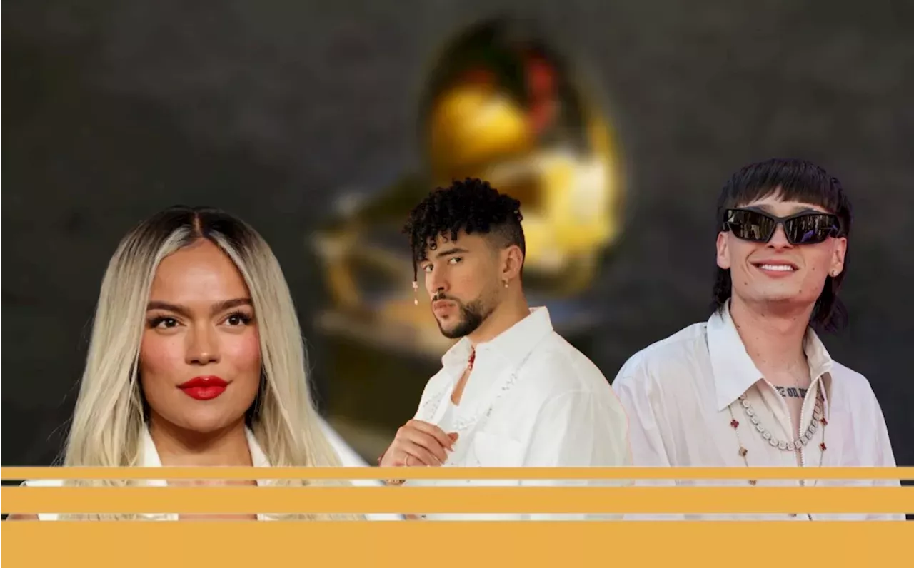 Karol G Karol G, Peso Pluma y Bad Bunny destacan en los nominados de