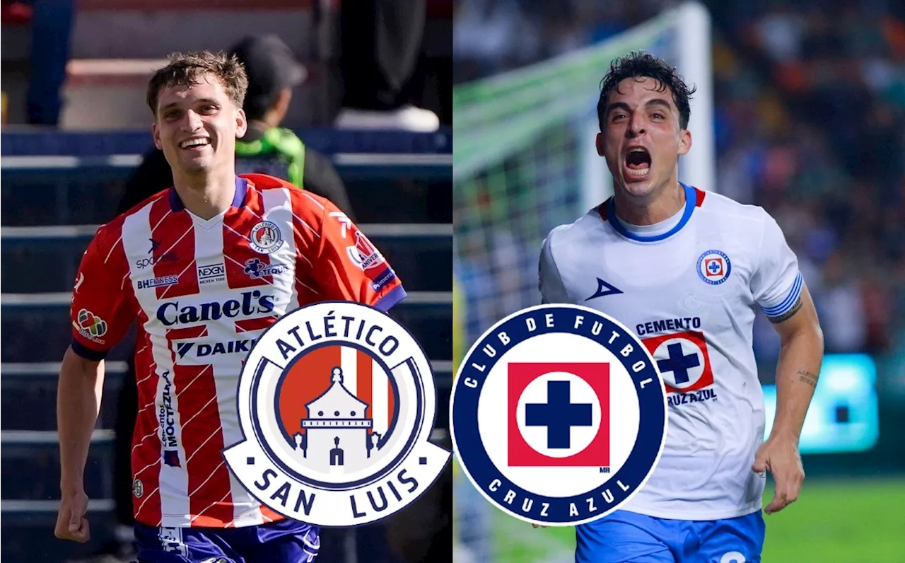 ¿A qué hora juega San Luis vs Cruz Azul? Dónde VER el partido de la Liga MX 2024