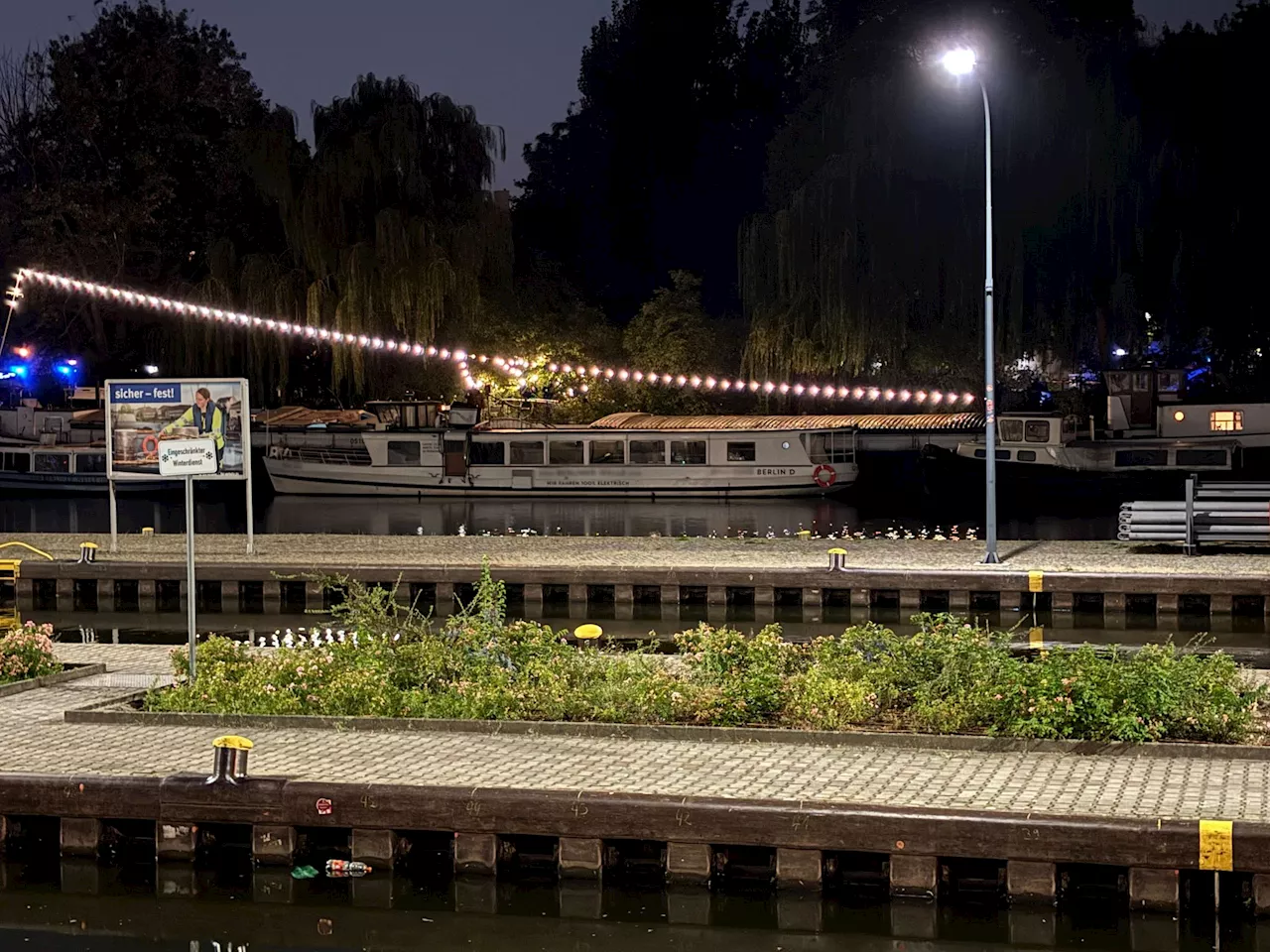 Neun Verletzte bei Unglück auf Partyboot in Berlin