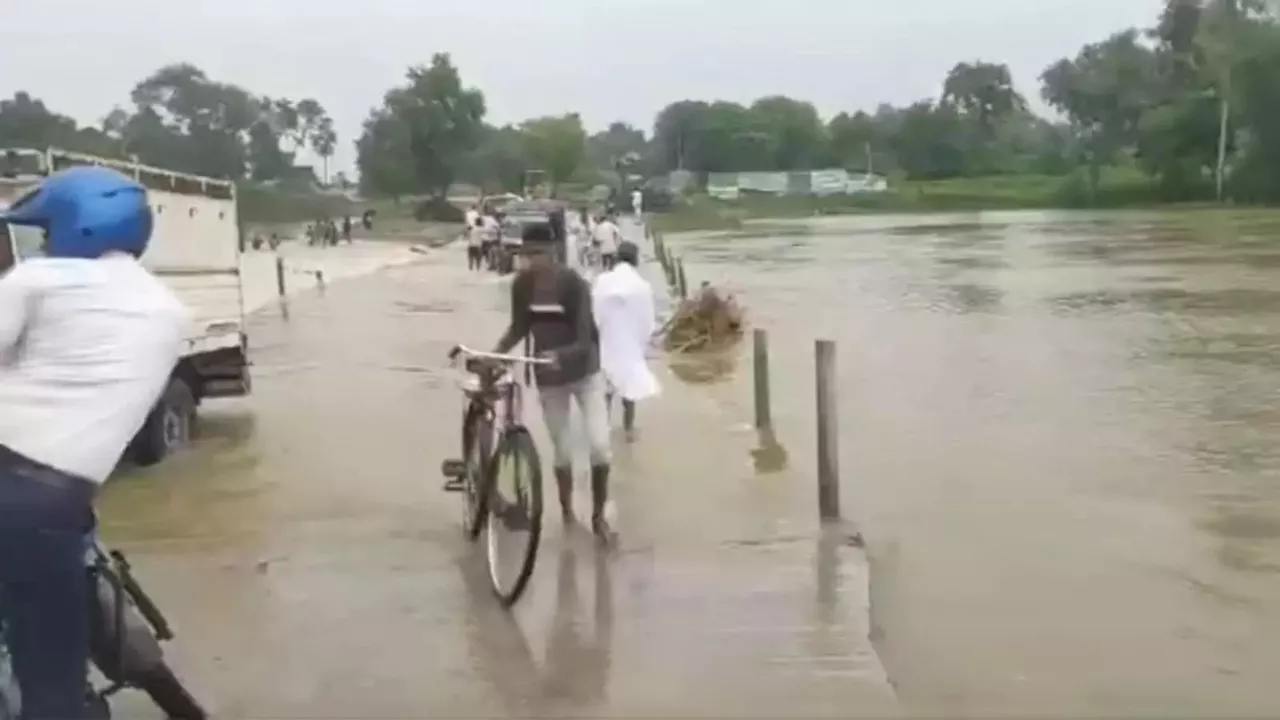 औरंगाबाद में पुनपुन नदी उफान पर, नबीनगर में बाढ़ से हाहाकार, प्रशासन की पैनी नजर