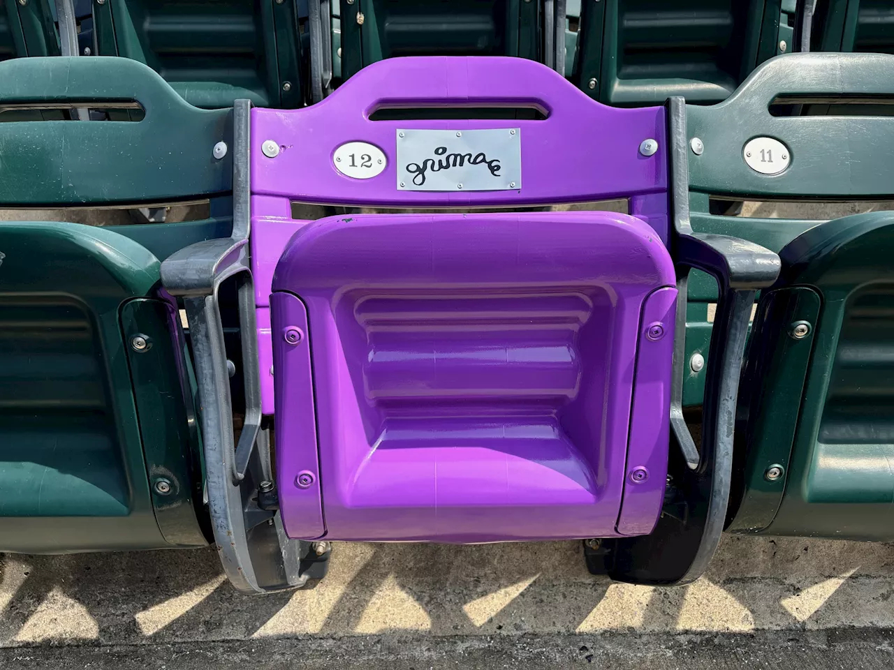 Mets unveil purple ‘Grimace' seat at Citi Field celebrating famed June win streak