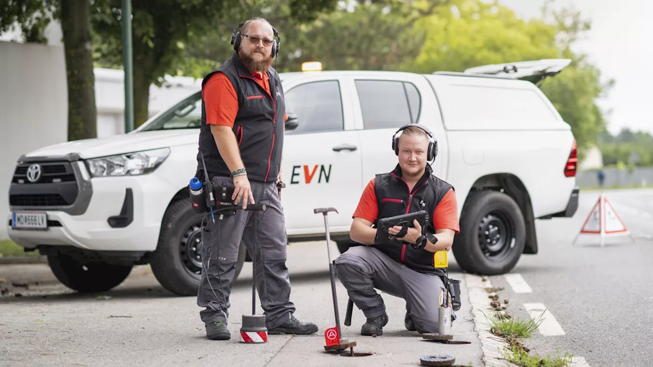 EVN-Wasser-Experten begeben sich auf Spurensuche nach Lecks