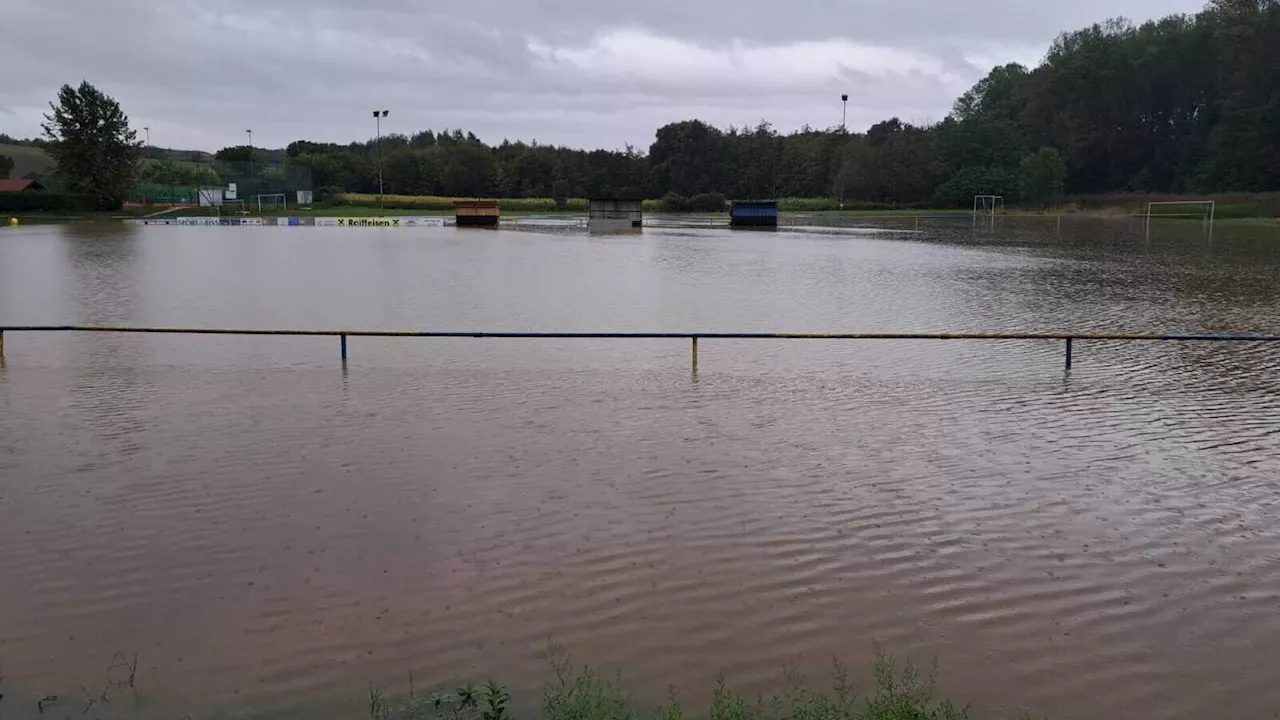 Prinzendorf-Platz ging in der Flut unter