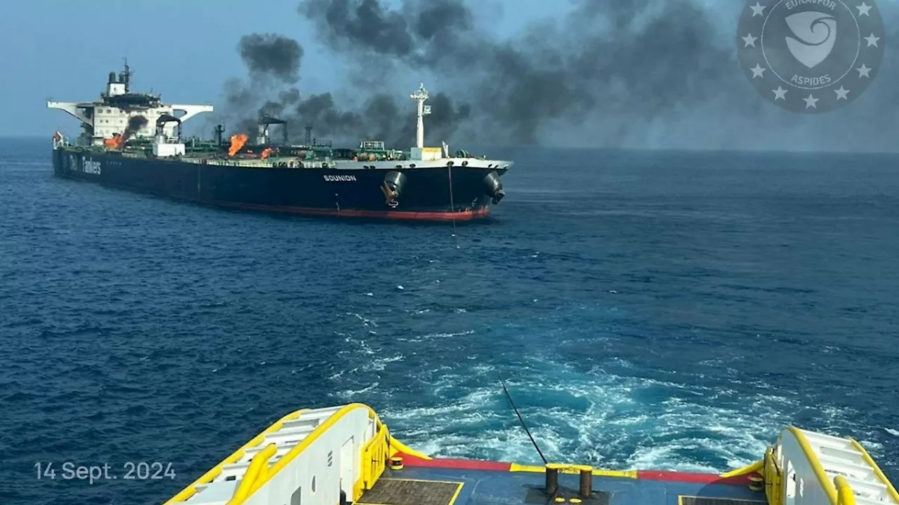 Mission im Roten Meer: Tanker 'Sounion' abgeschleppt