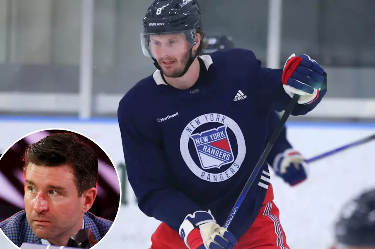 Chris Drury addresses relationship with Jacob Trouba after dramatic offseason full of Rangers trade rumors
