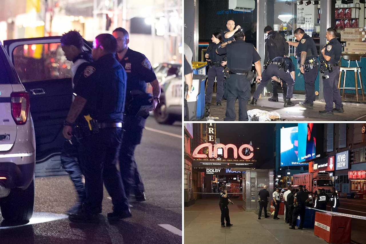 Man, 39, shot in leg in heart of Times Square: cops