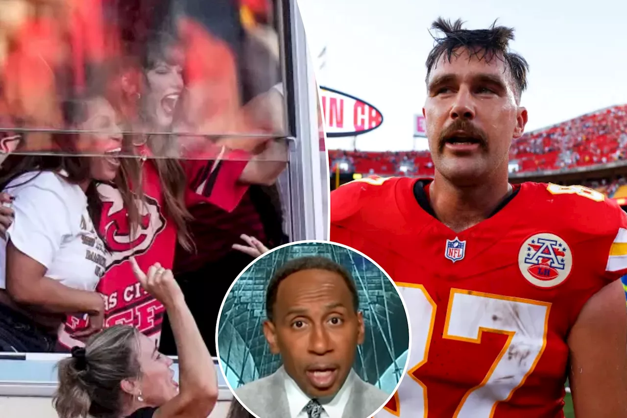 Stephen A. Smith uses Taylor Swift reference to shade Travis Kelce's slow start