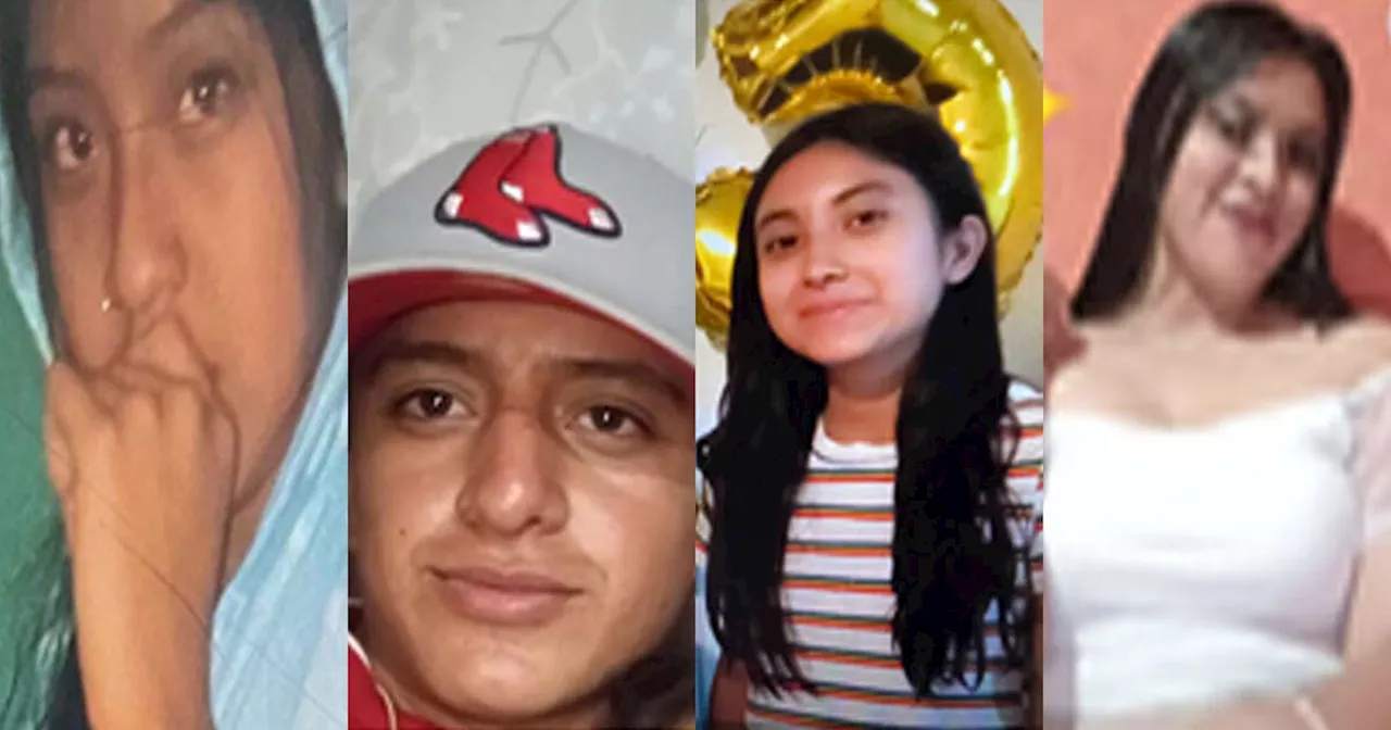 Buscan a Yesica, Adán, Andrea y Yesenia, desaparecidos en Guanajuato