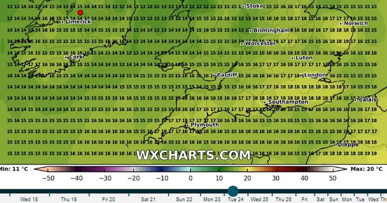 Ireland weather map pinpoints exactly when temperatures will plunge