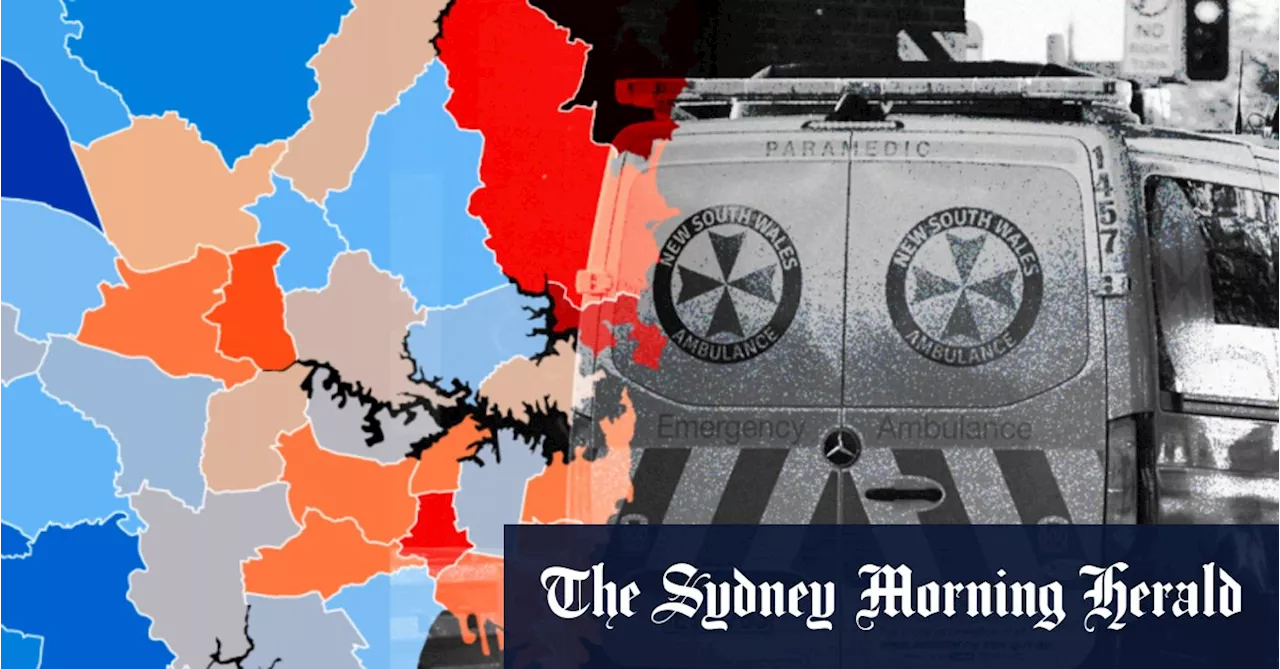 The Sydney suburbs where patients wait the longest for an ambulance revealed