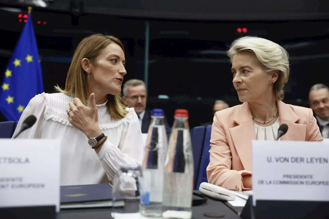 EU chief unveils her new team with women in top roles in right-leaning Commission