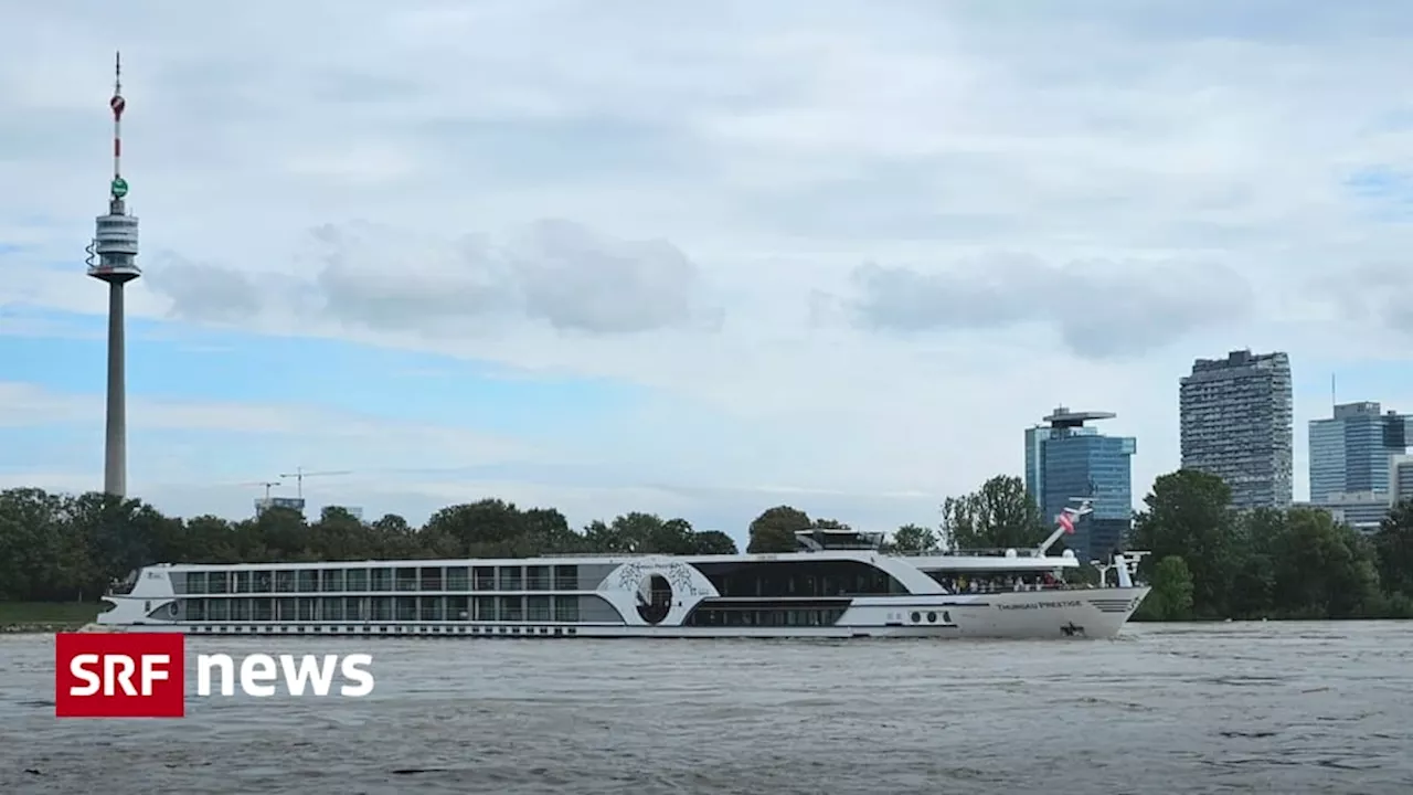 Hochwasser in Mitteleuropa - Passagiere der MS Thurgau konnten Schiff verlassen