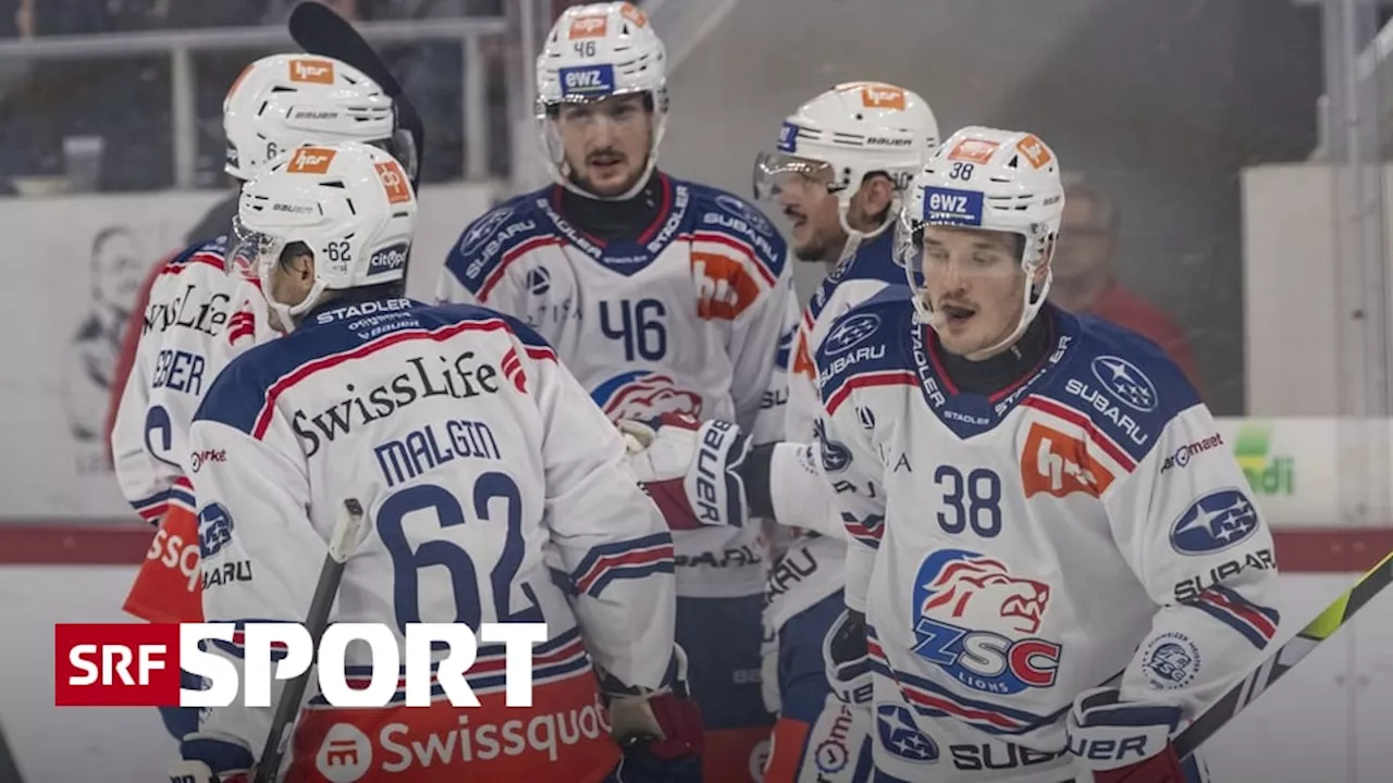 National League: Round-up - ZSC Lions benötigen Geduld – Zug beansprucht das Glück