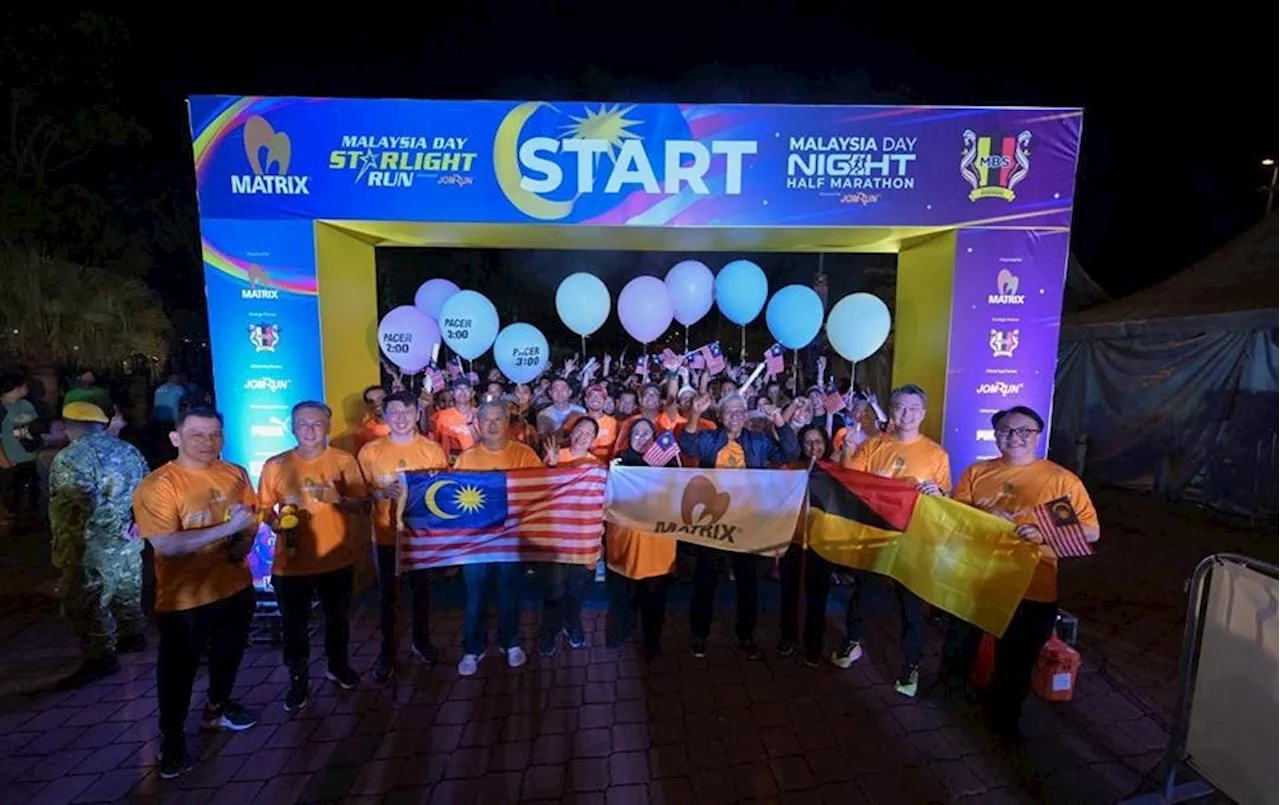 5,000 join in the Malaysia day night half marathon