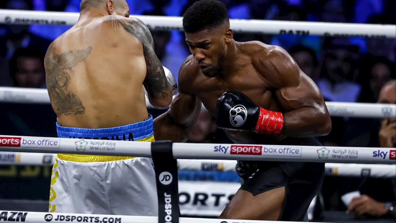 Anthony Joshua picks himself over Oleksandr Usyk but KOs Tyson Fury and Daniel Dubois in first round of...