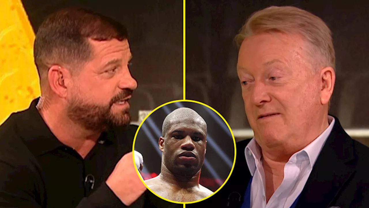 Frank Warren disagrees with bold Anthony Joshua vs Daniel Dubois KO prediction as he argues over outcome...