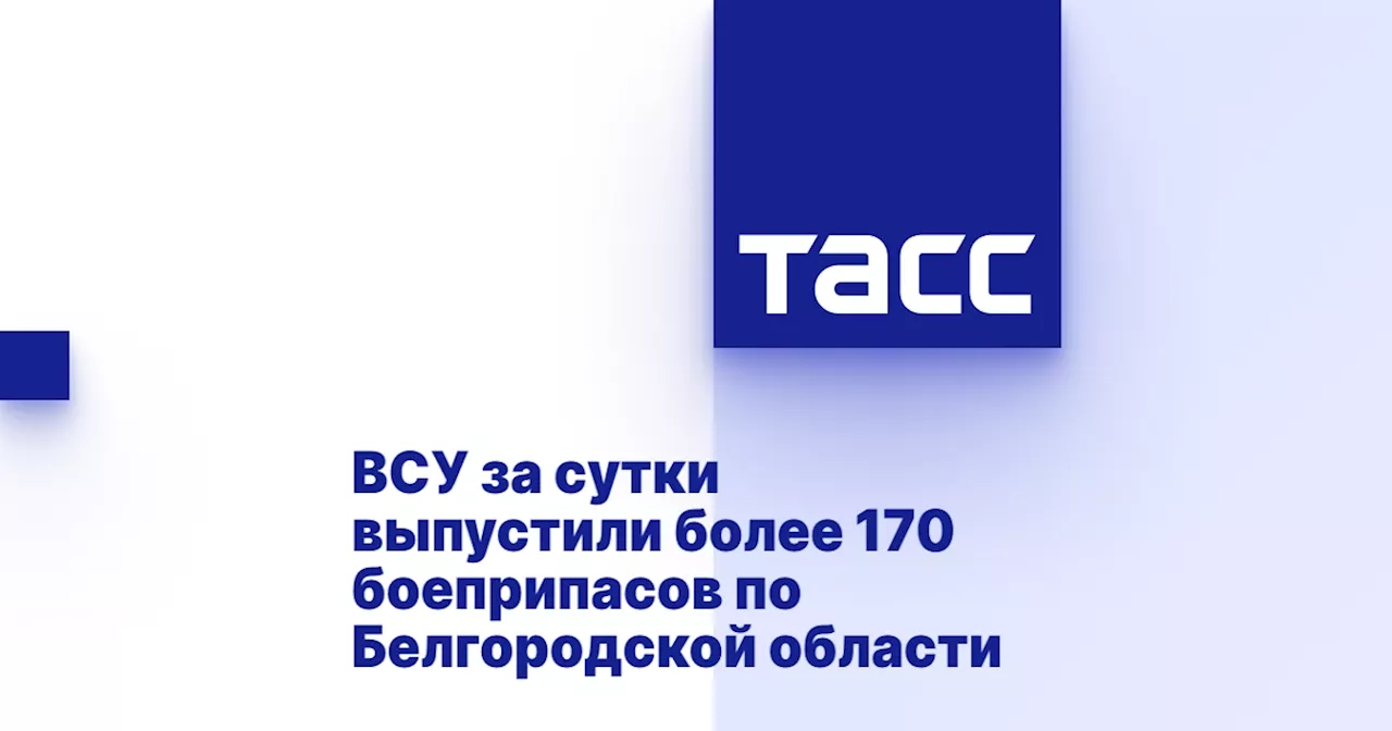 ВСУ за сутки выпустили более 170 боеприпасов по Белгородской области