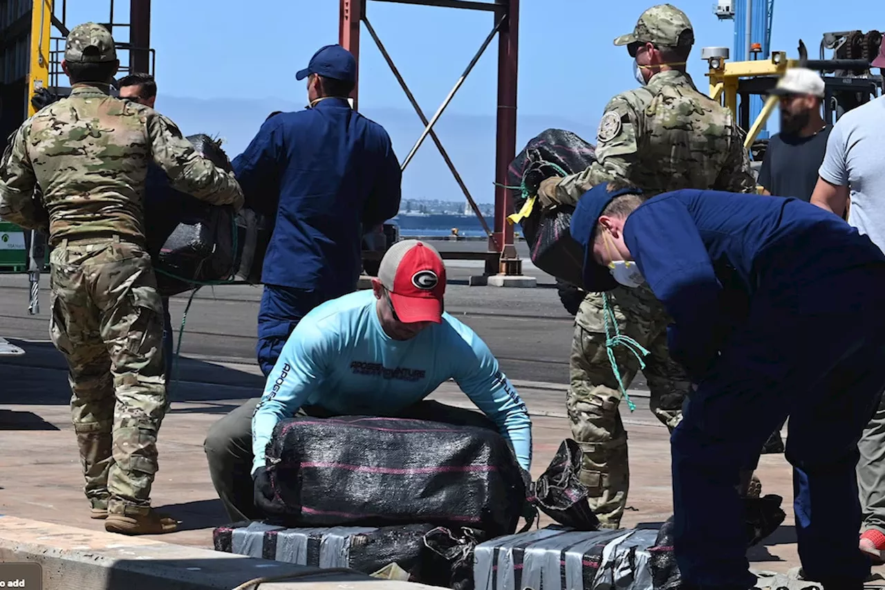 PHOTOS: B.C.-based navy ship helps intercept $44M cocaine in U.S.