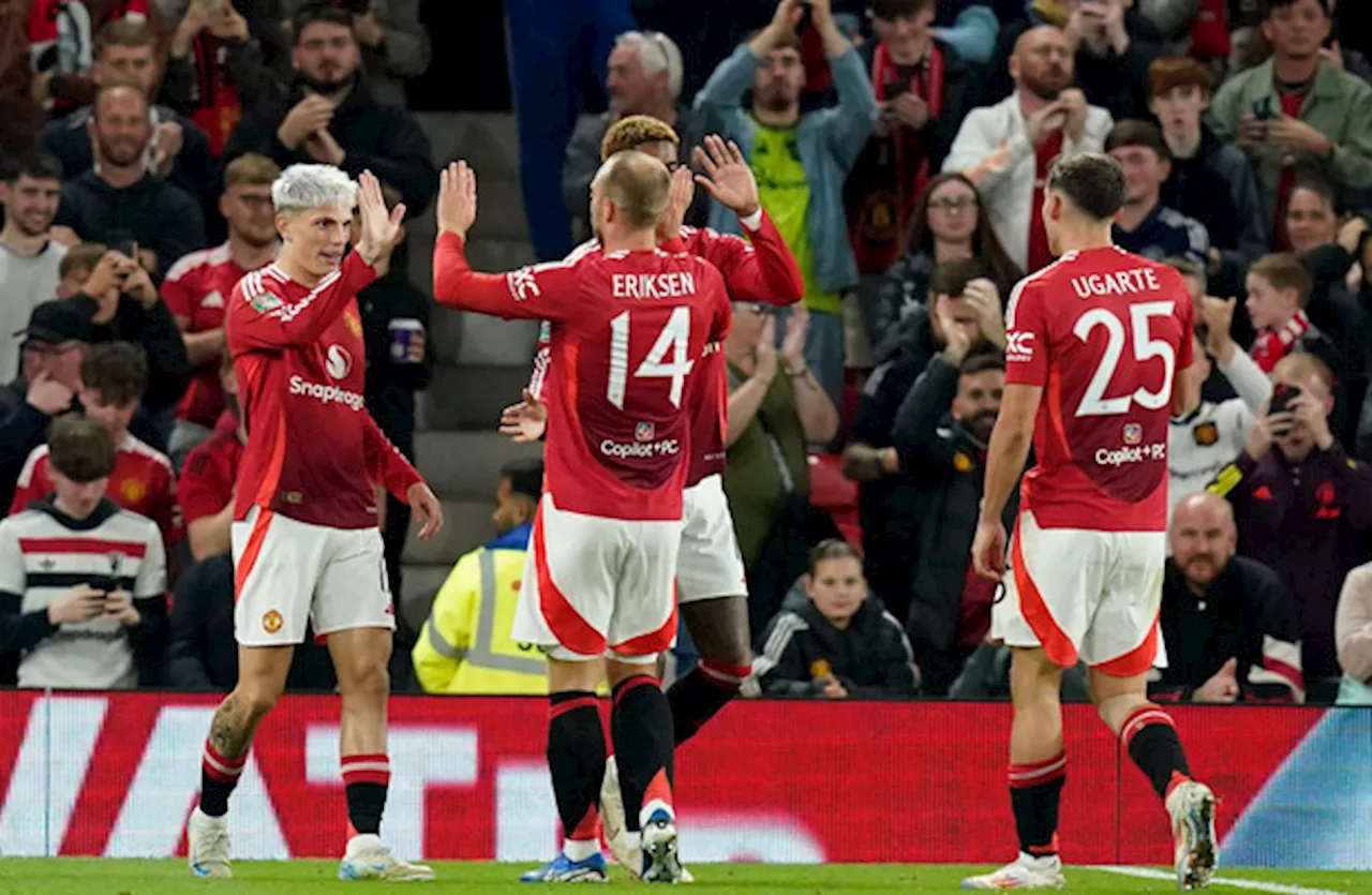 Man United run riot in League Cup opener