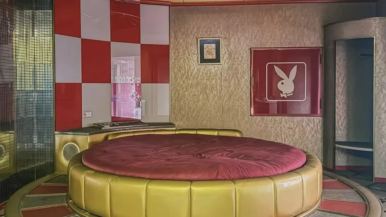 Inside bizarre abandoned ‘love motel’ where randy couples bonked on beds shaped like boxing rings & fai...