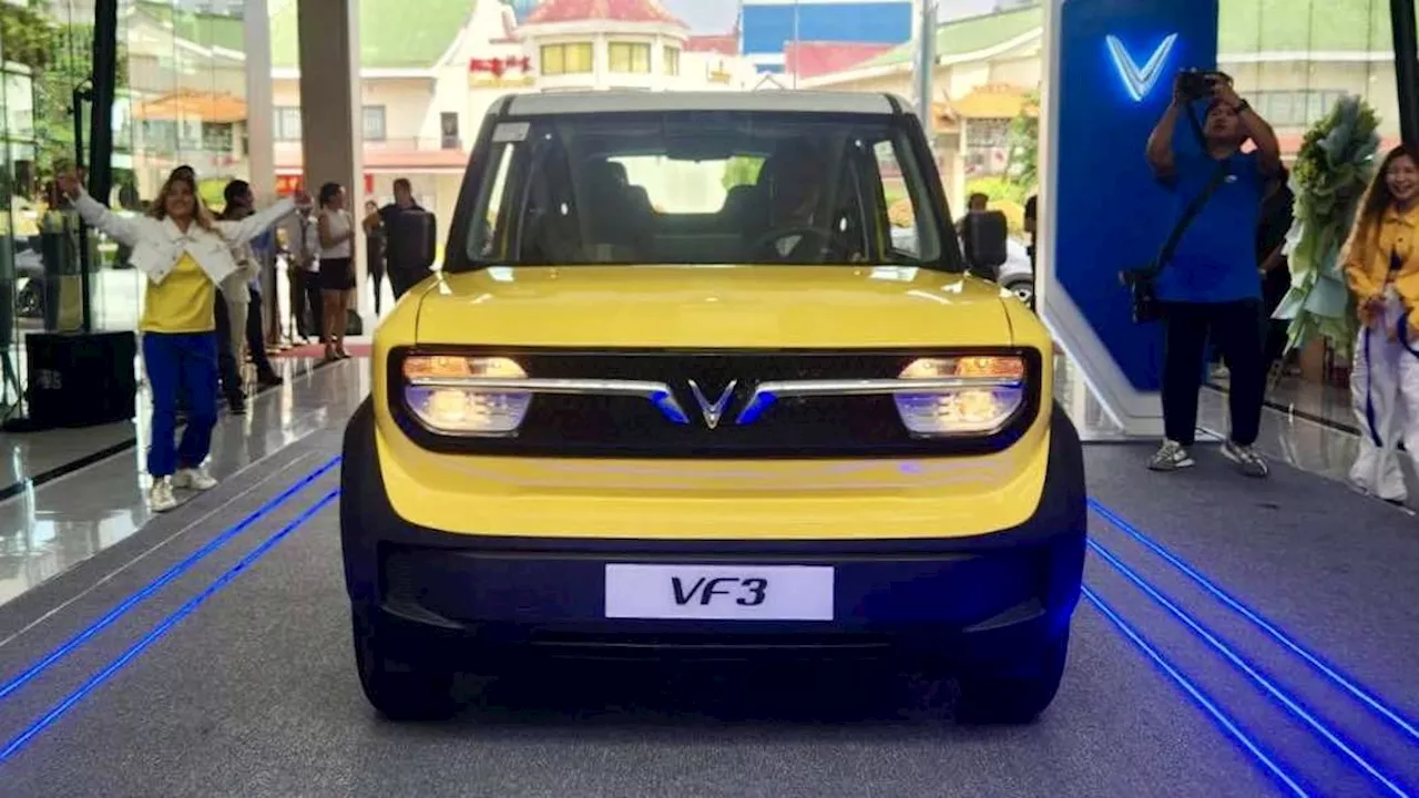 The VinFast VF3 is now available in PH at an introductory price of P605,000