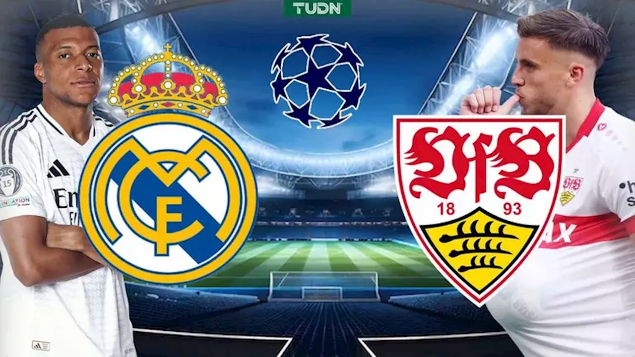 Real Madrid vs. Stuttgart: Horario y dónde ver partido de Champions League de Fase de Liga