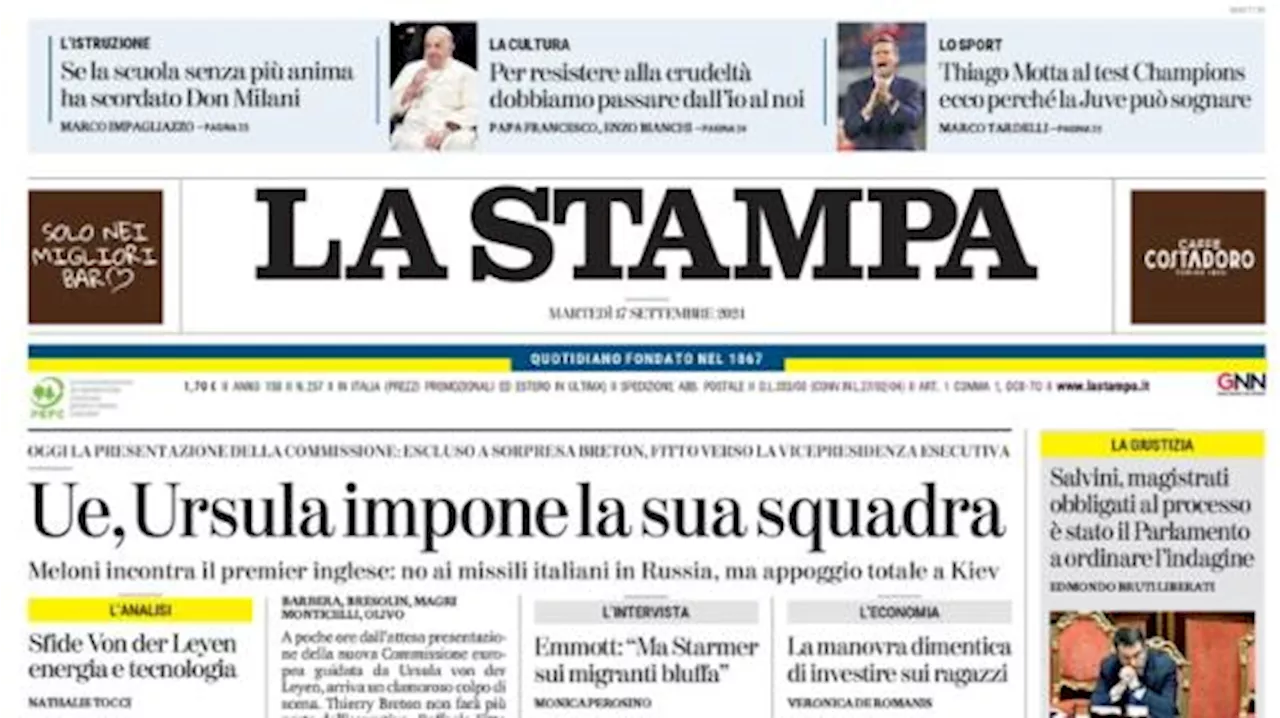 La Stampa: 'Thiago Motta al test Champions, ecco perché la Juve può sognare'