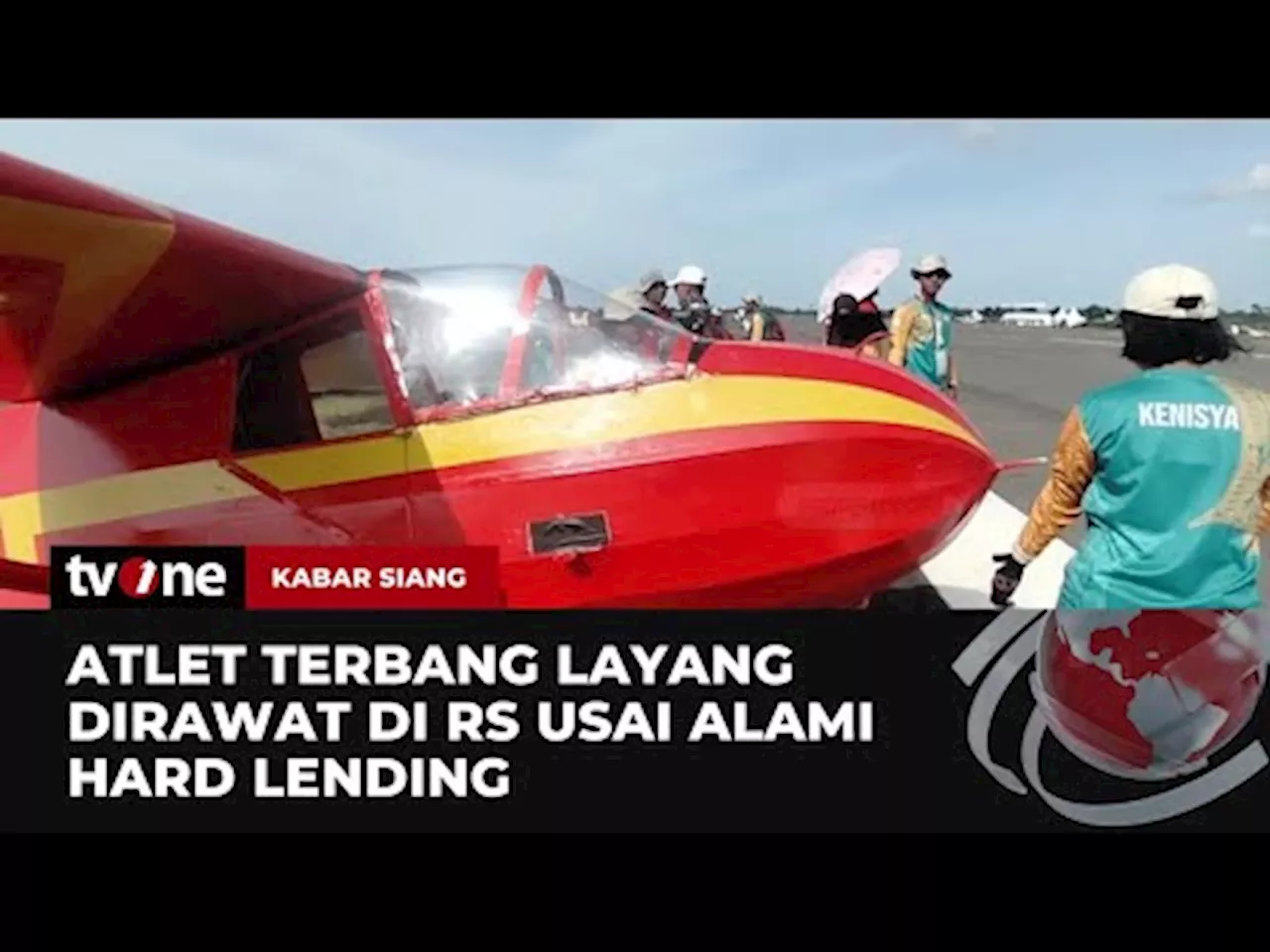 Alami Hard Landing, Atlet Terbang Layang Dilarikan ke RS karena Alami Cidera