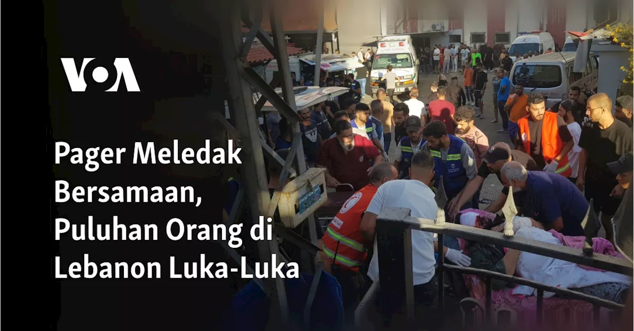 Pager Meledak Bersamaan, Puluhan Orang di Lebanon Luka-Luka