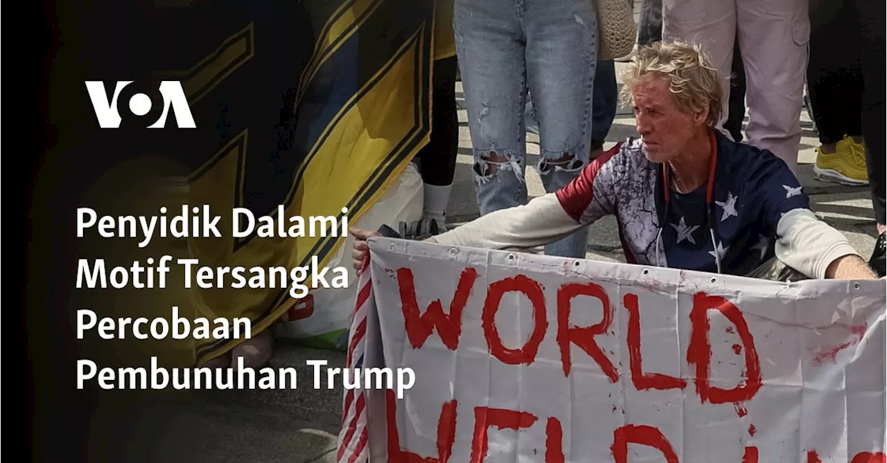 Penyidik Dalami Motif Tersangka Percobaan Pembunuhan Trump