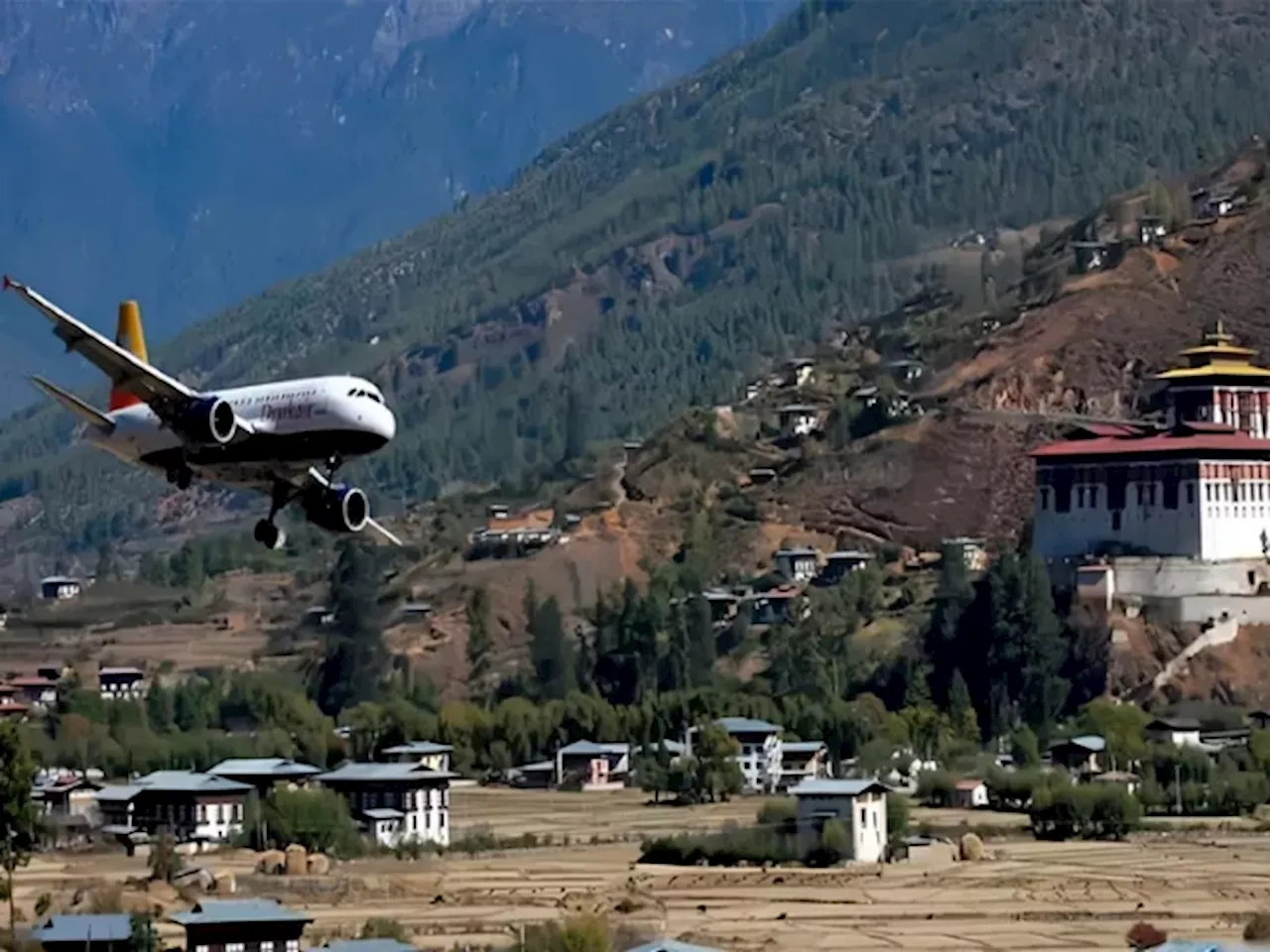 Only 50 Pilots Are Qualified To Land At This One Really Challenging Airport In Bhutan