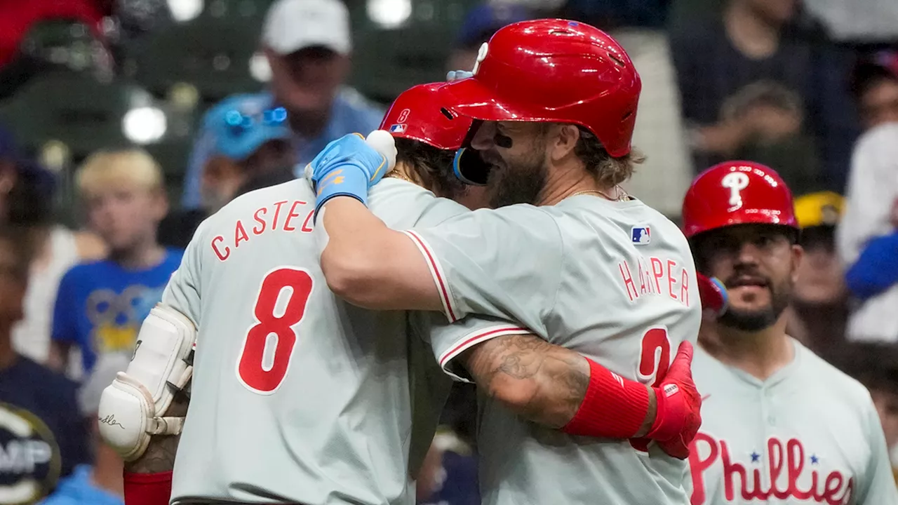 Phillies' magic number to clinch National League East title down to 4 after win over Brewers