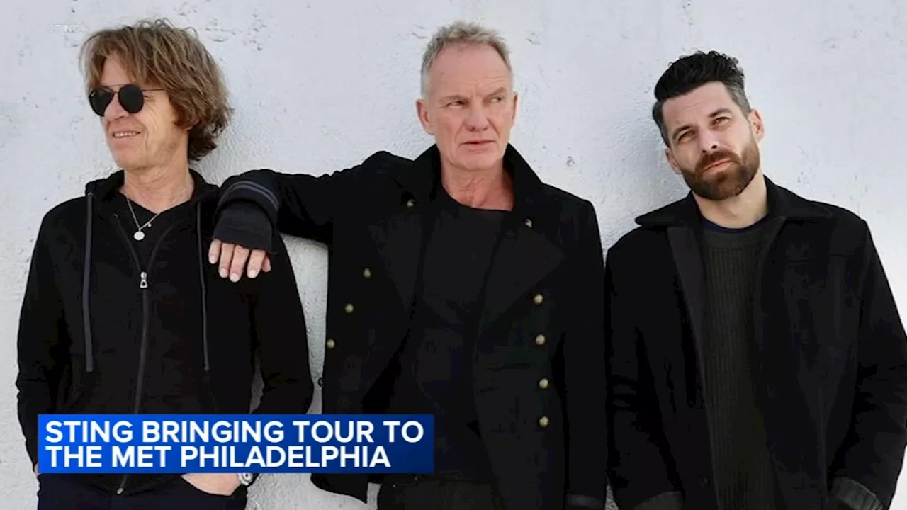 Sting making big donation to Philly elementary school ahead of 2 shows at the Met