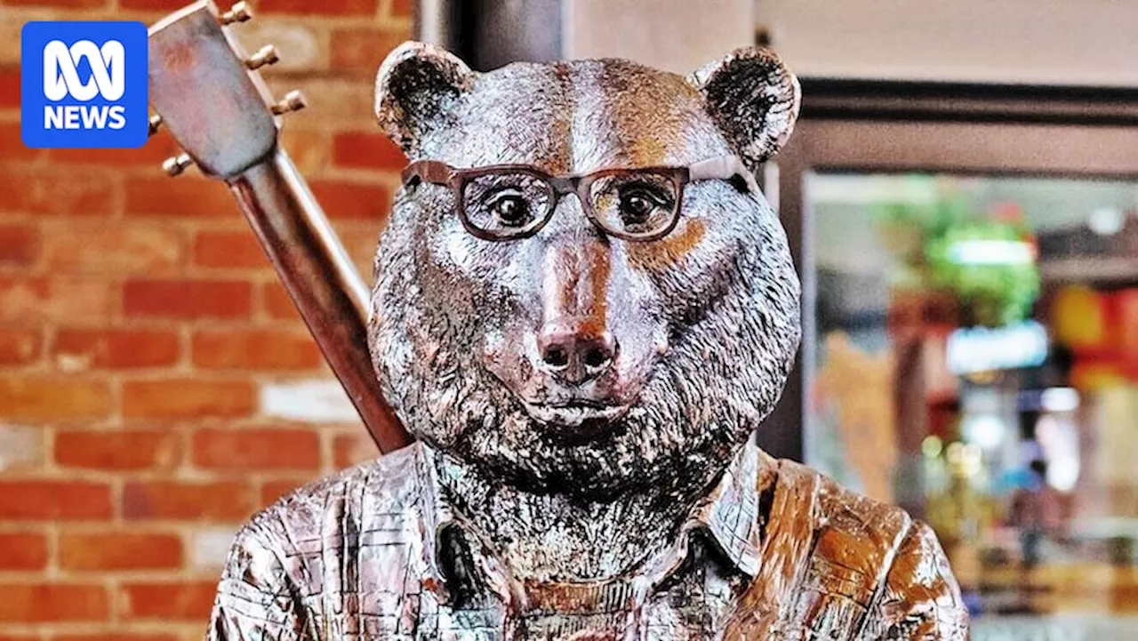 Artists 'shocked and heartbroken' after bronze statue Sparkly Bear stolen from Brunswick shopping centre