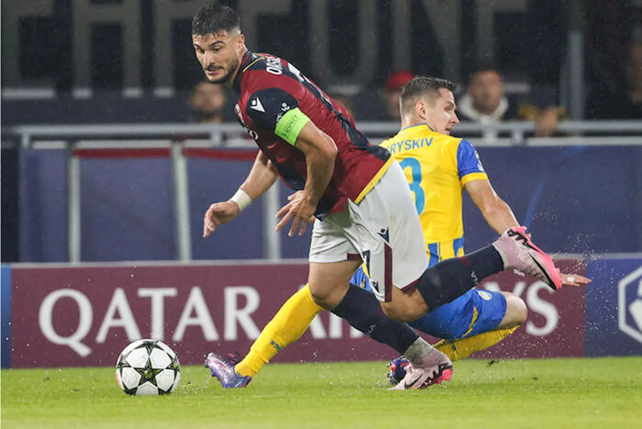 Champions: Bologna-Shaktar 0-0, un punto tra sprechi e rimpianti FOTO