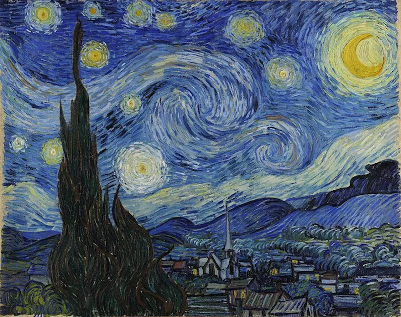 El cielo de Van Gogh imita la física de la atmósfera