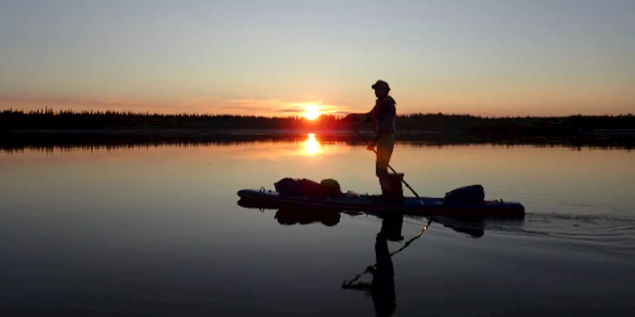 Austrian mountain guides reflect on paddleboarding Yukon River